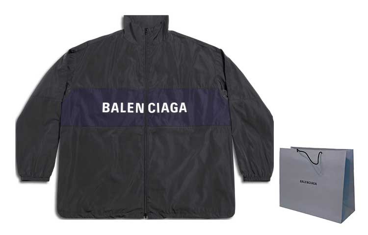 Balenciaga Zip-Up Jacket Black