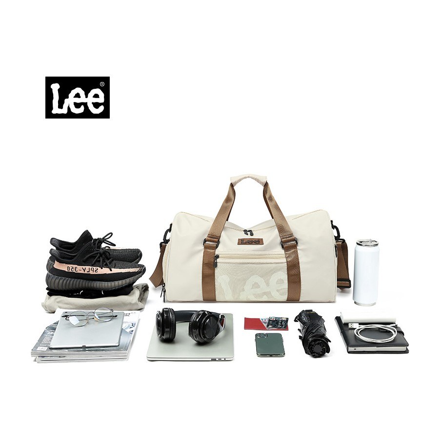 Lee Travel Gym Bag Khaki/Black