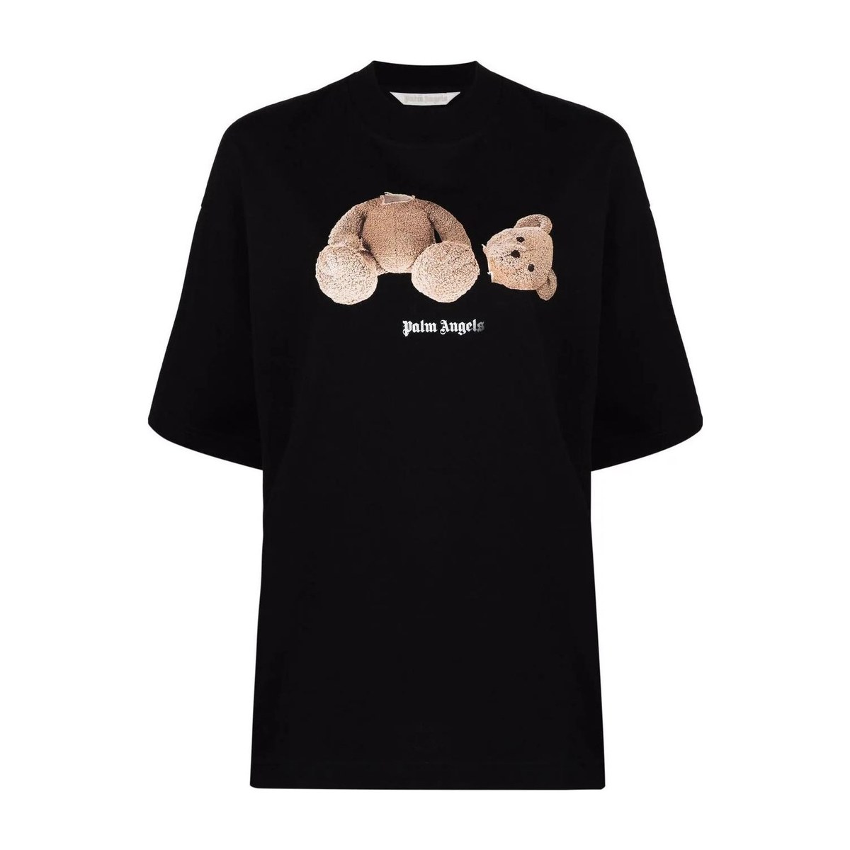 Palm Angels Decapitated Bear Logo T-Shirt Black