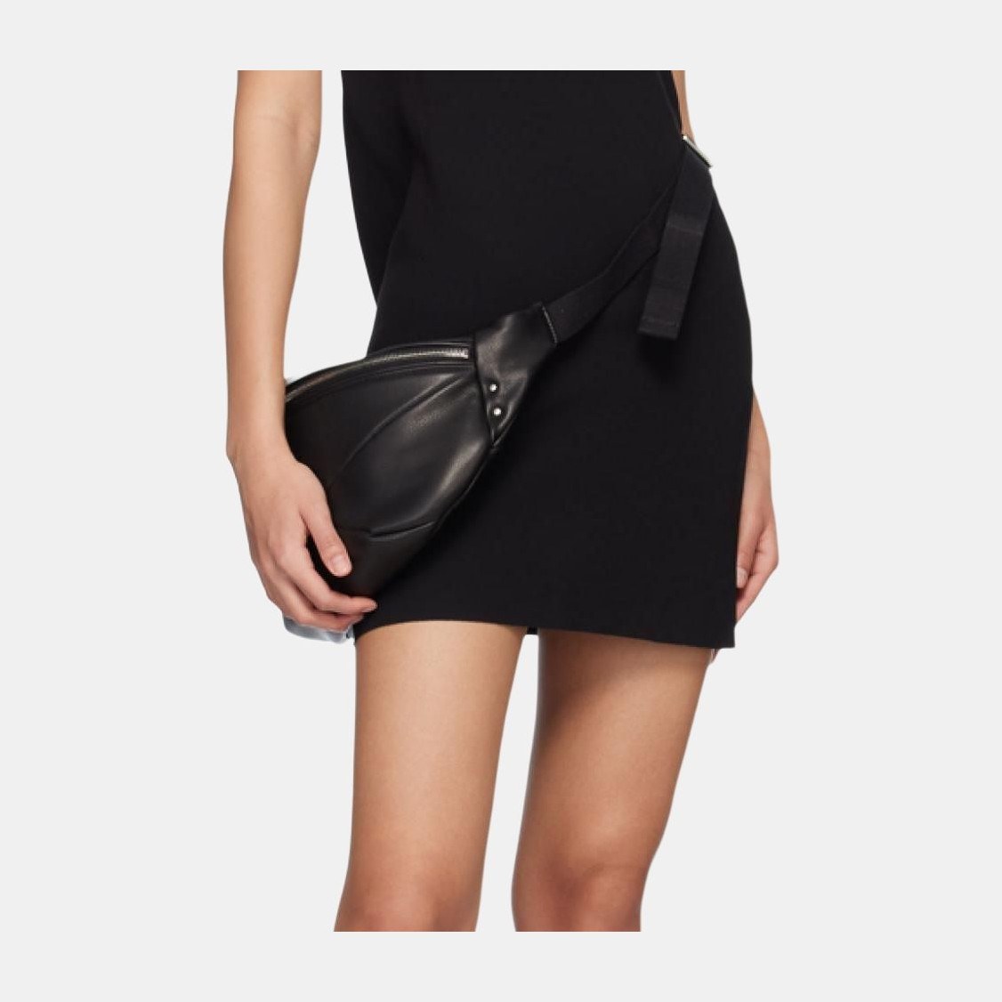 Rick Owens V-Neck Sleeveless Dress Black