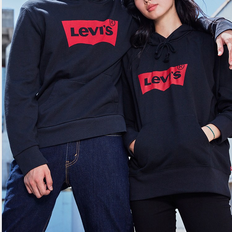 Levis Hoodie Black