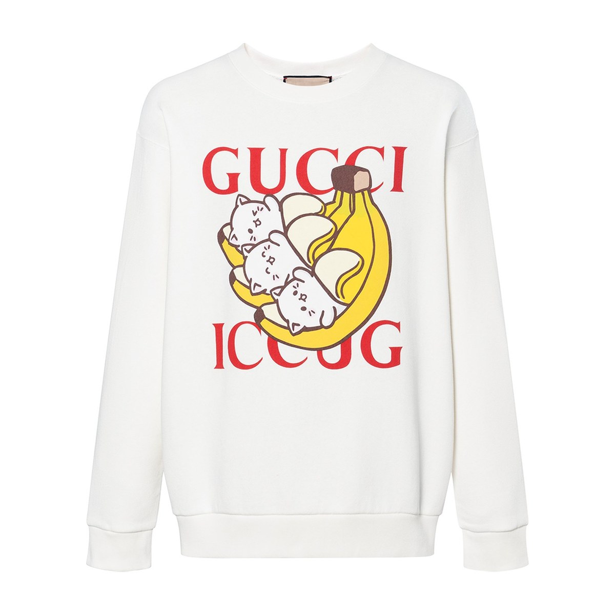GUCCI x Bananya Crewneck Sweatshirt White