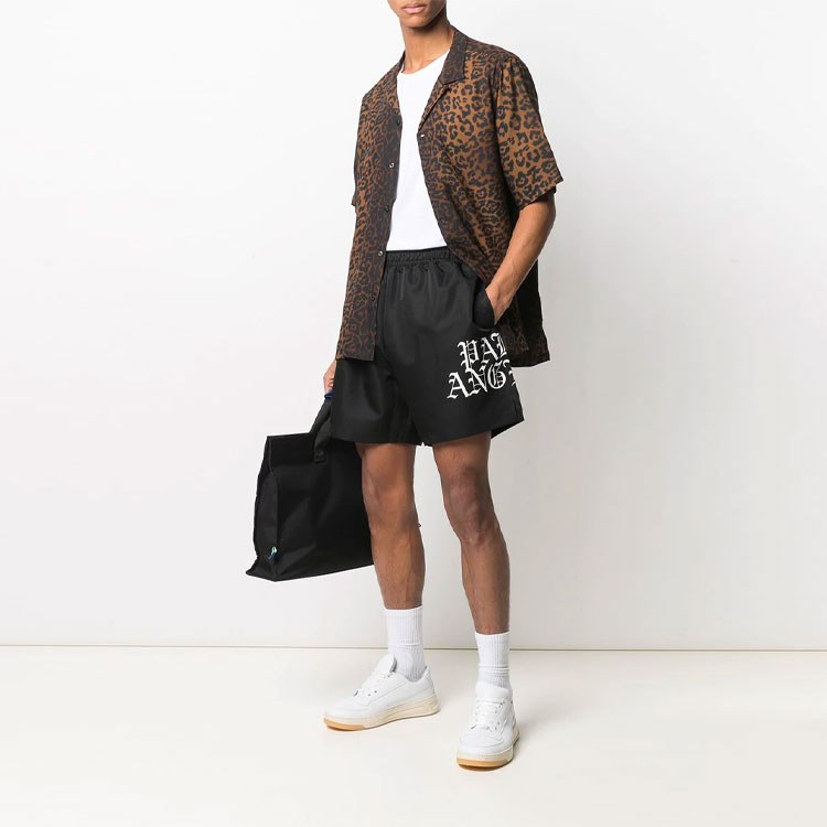 Palm Angels SS21 Logo Shorts Black