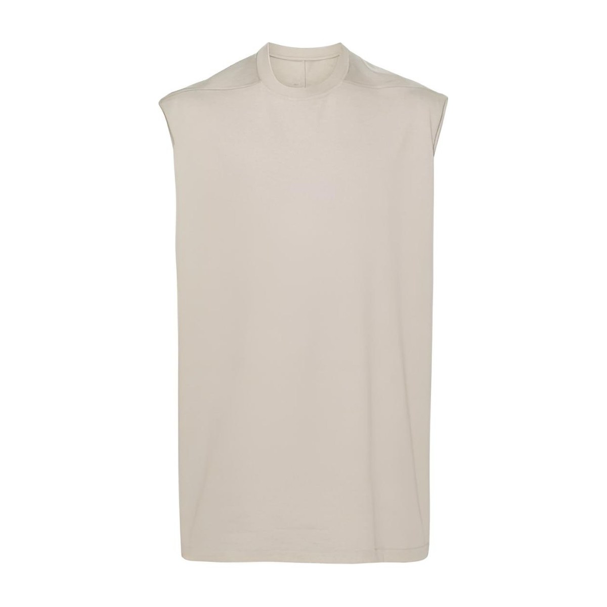 Rick Owens RO SS24 Sleeveless Tee Light Brown