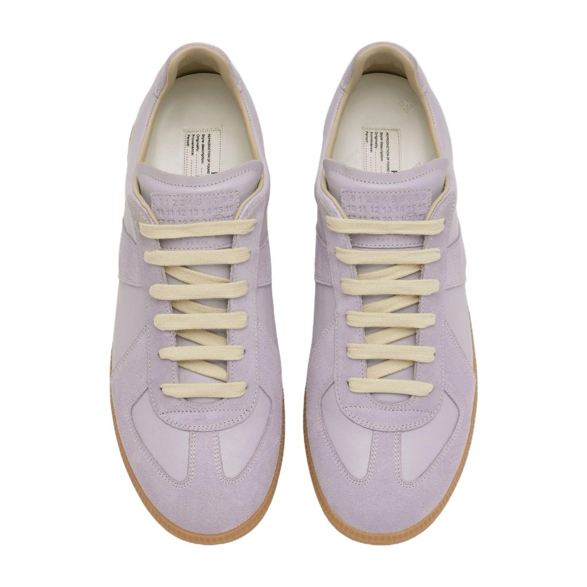 Maison Margiela Replica Low Top Sneakers Purple