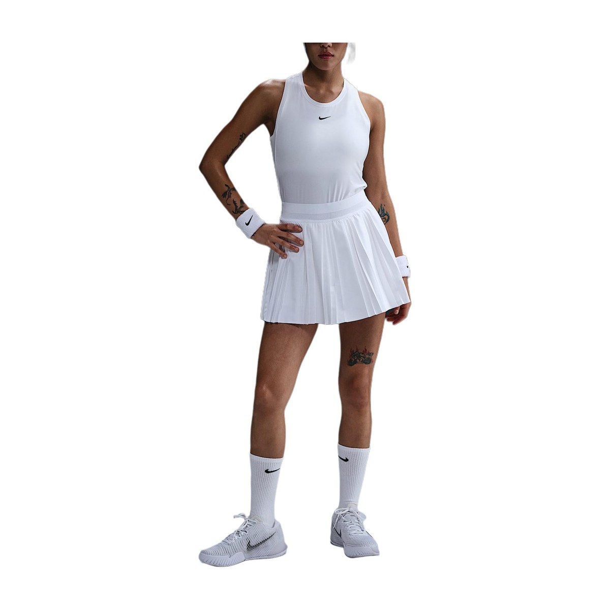 Nike Court Advantage White Shorts