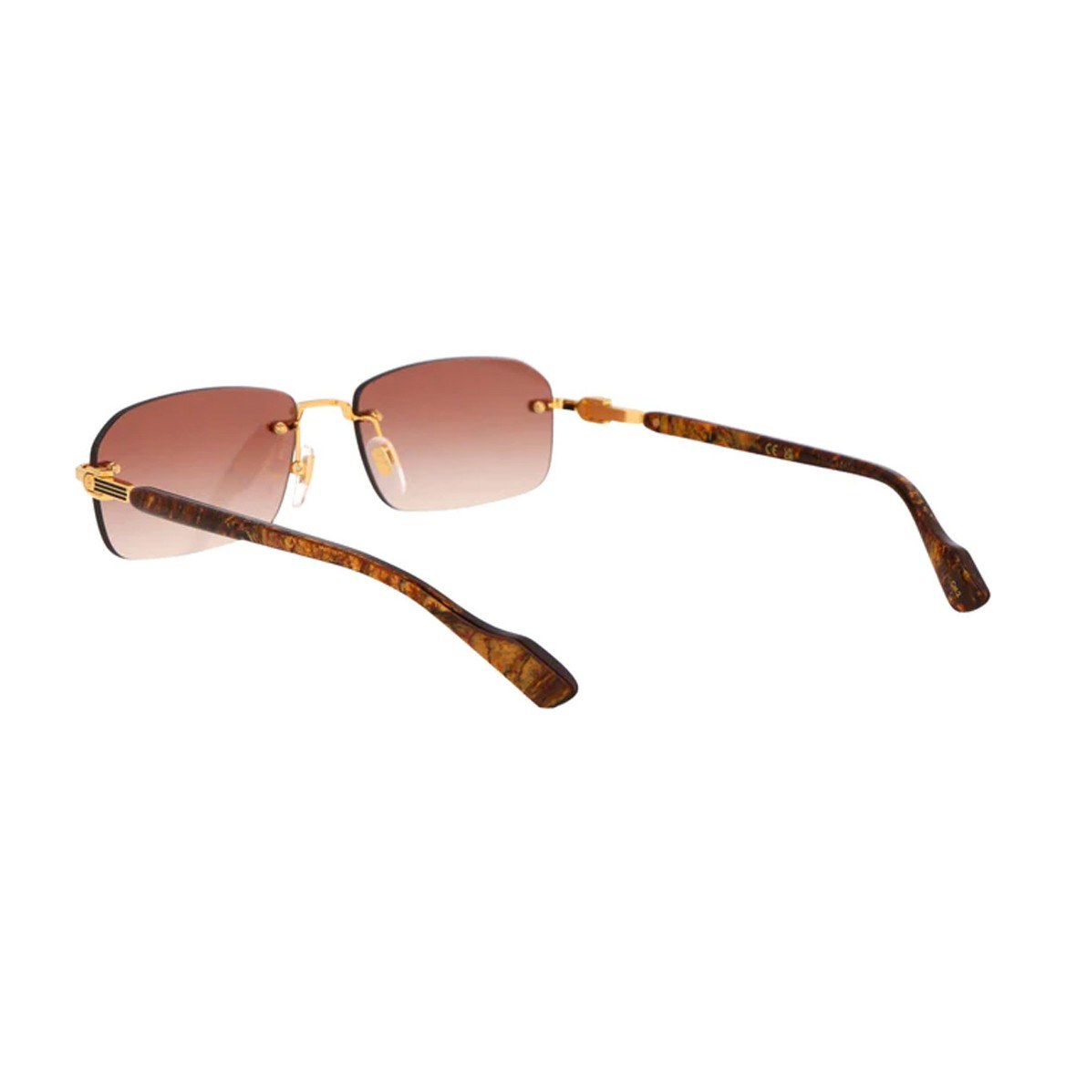Gucci Rectangular Sunglasses Brown