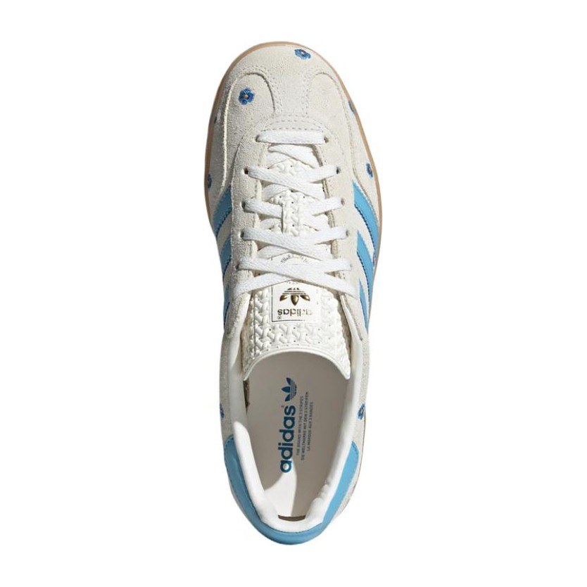 adidas Gazelle Indoor Floral Beige Light Blue