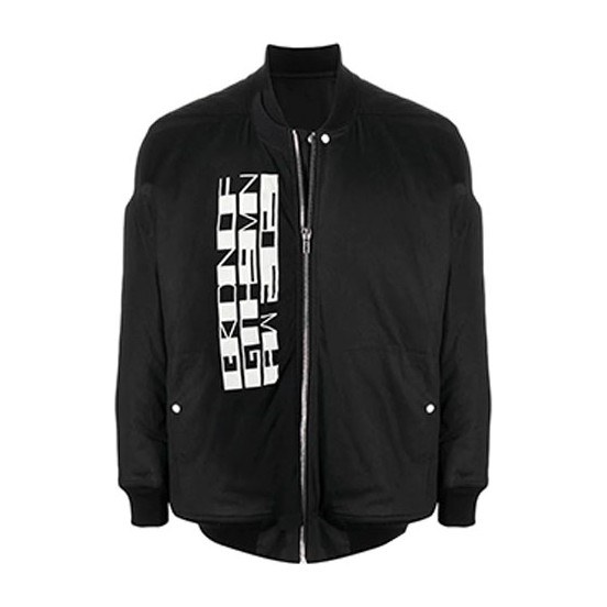 Rick Owens DRKSHDW Jumbo Flight Jacket Black