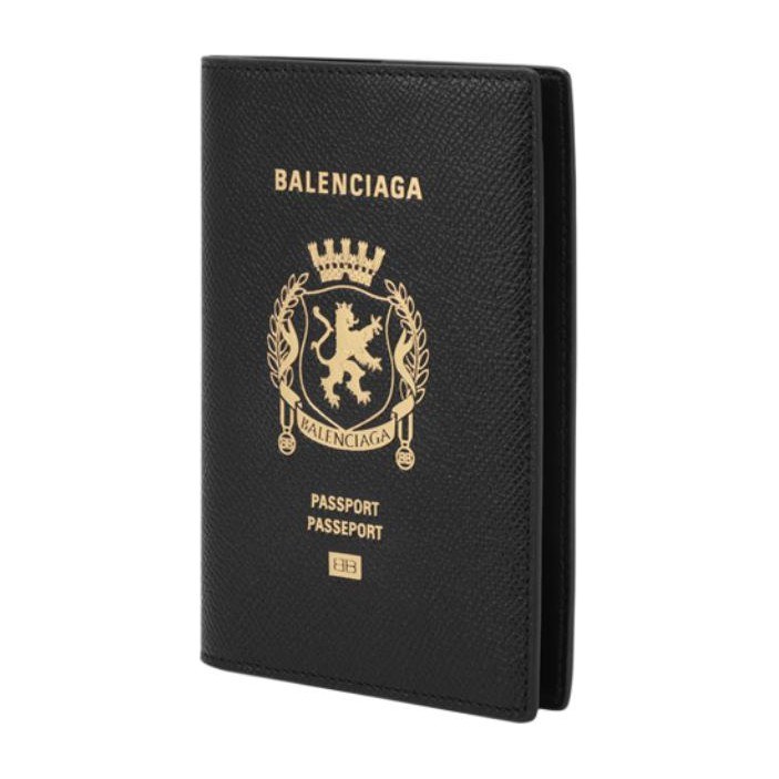 Balenciaga Passport Holder Black