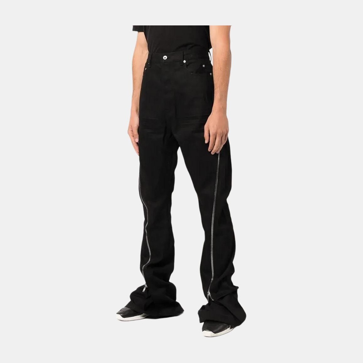 Rick Owens DRKSHDW SS22 Straight Leg Jeans Black