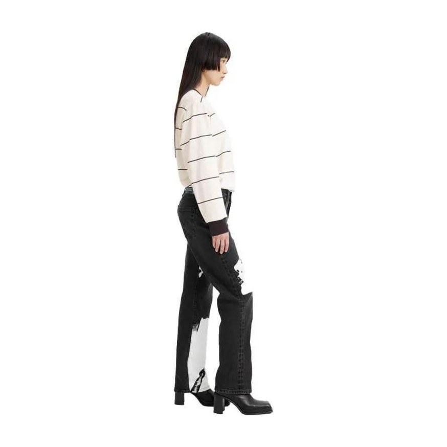 Levis Straight Jeans Black