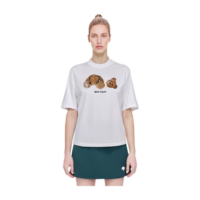 Palm Angels Teddy Bear T-Shirt White
