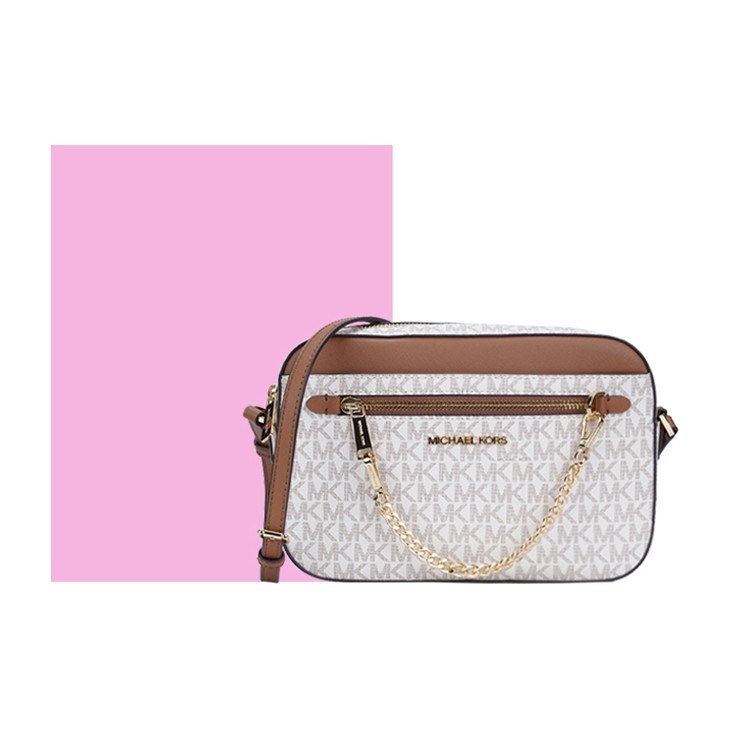 Michael Kors Jet Set Camera Bag Vanilla