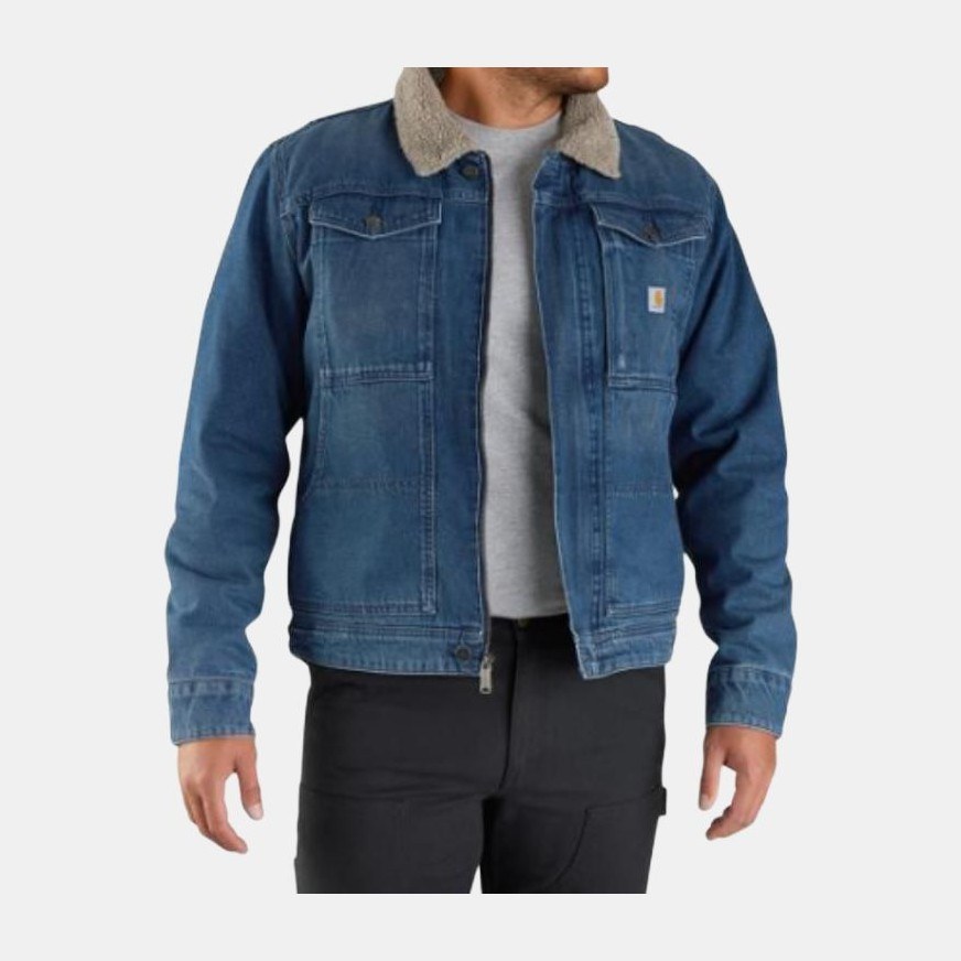 Carhartt 105478 Denim Sherpa-Lined Jacket