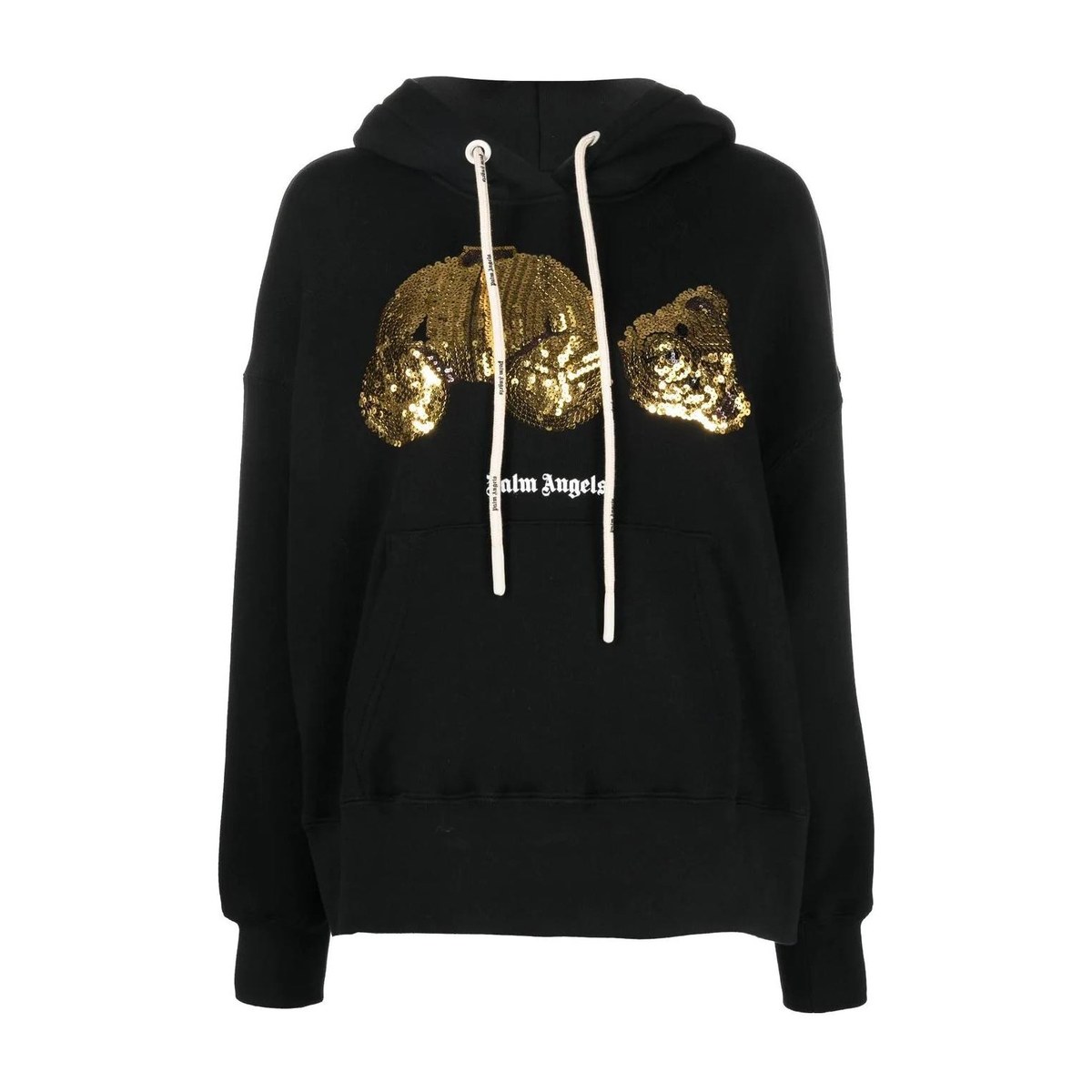 Palm Angels Bear Hoodie Black