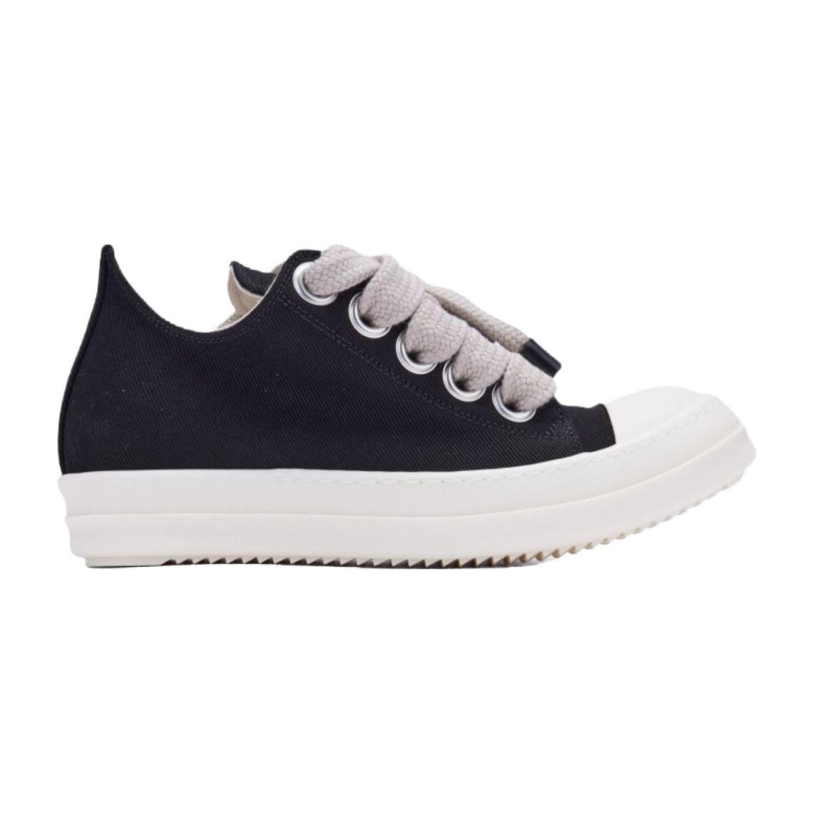 Rick Owens DRKSHDW Low Canvas Sneakers Black