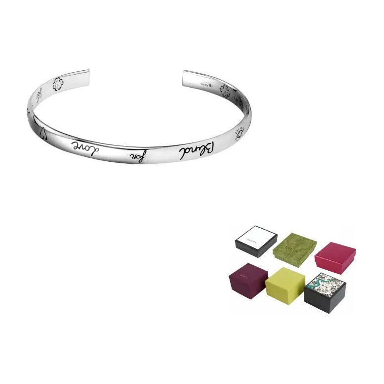 Gucci Blind For Love Silver Bracelet