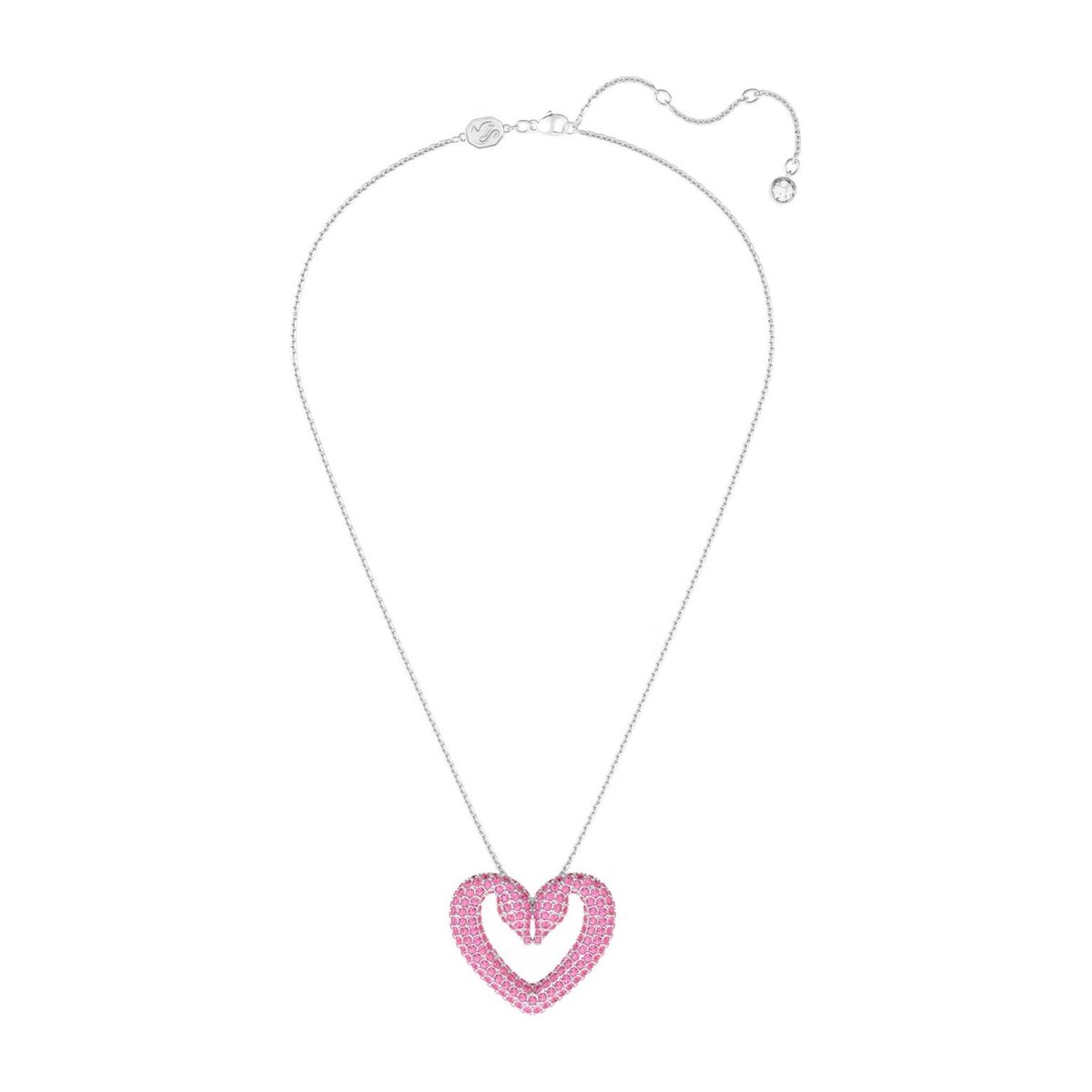 Swarovski Una Heart Pendant Pink