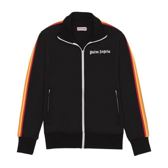 Palm Angels Black Rainbow Track Jacket