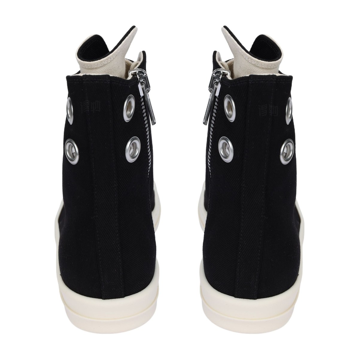 Rick Owens High-Top Sneakers Black