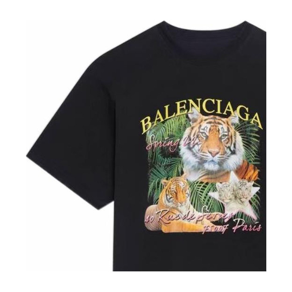 Balenciaga SS22 Tiger Print T-Shirt