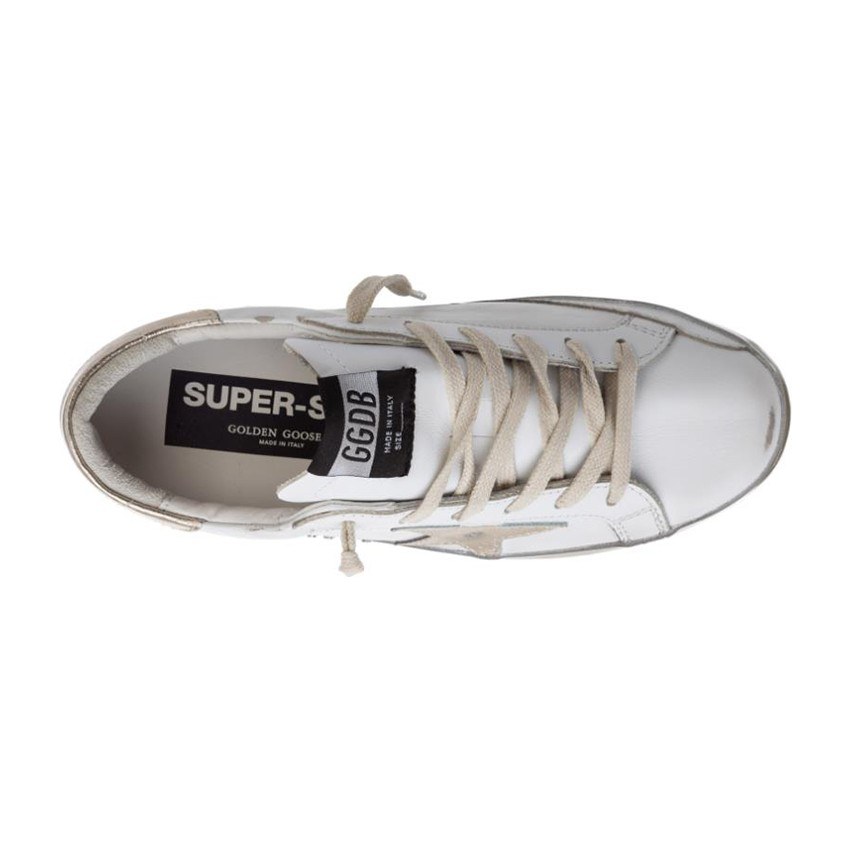 Golden Goose Super-Star White Gold