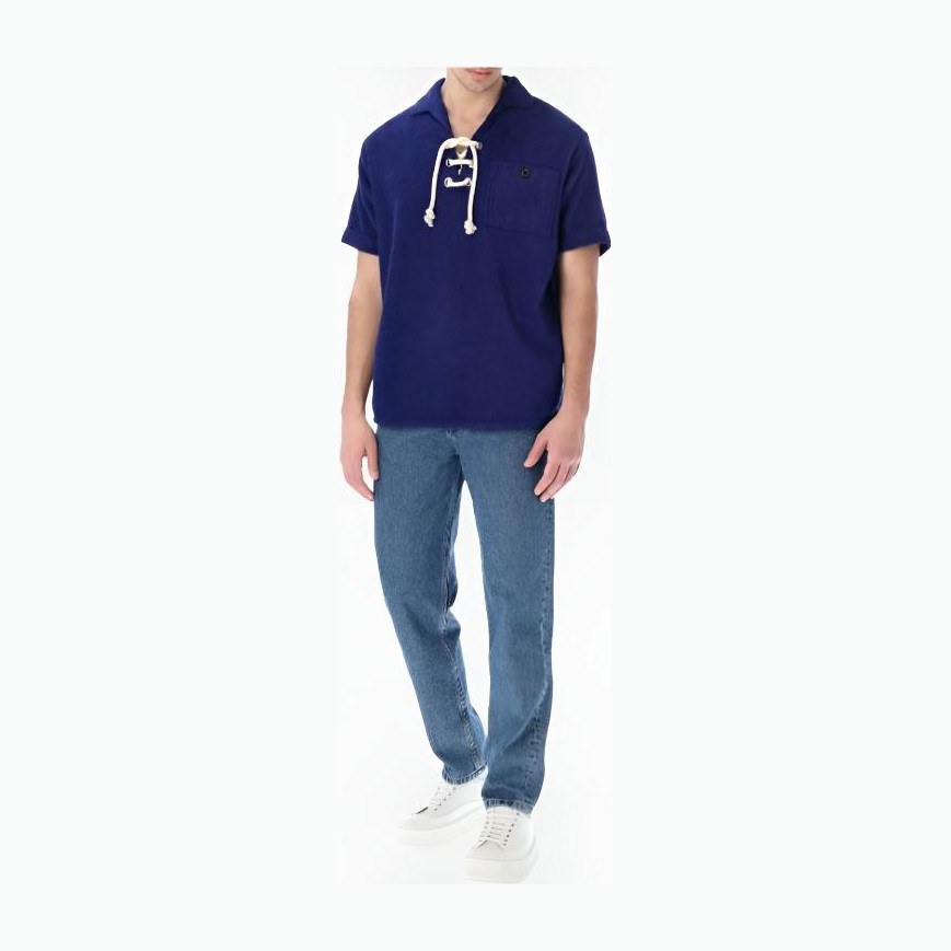 Maison Margiela SS22 Polo Blue