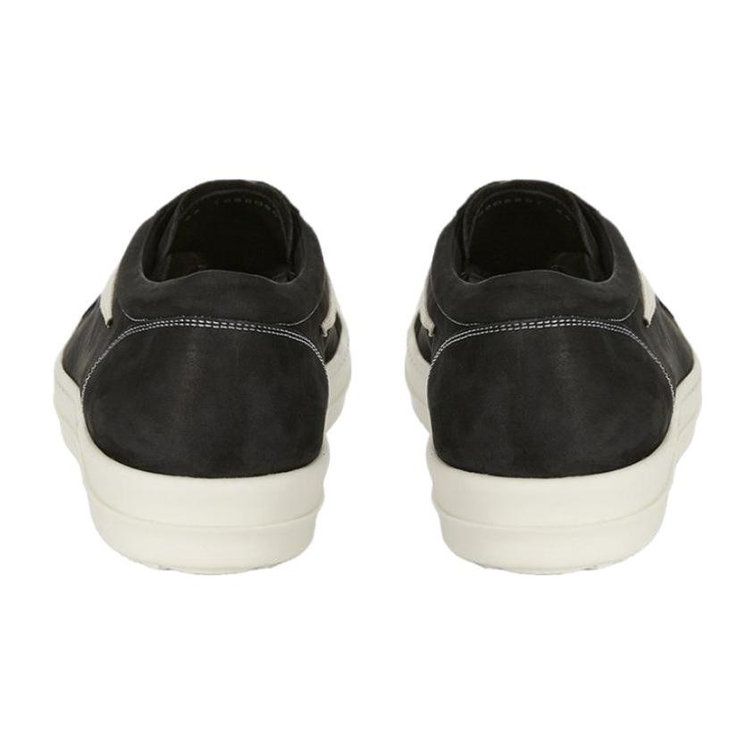 Rick Owens Low Top Sneakers Black White