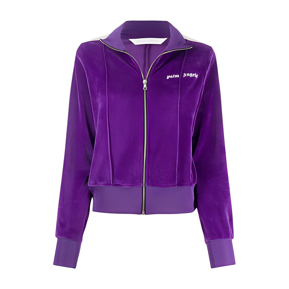 Palm Angels Chenille Track Jacket Purple