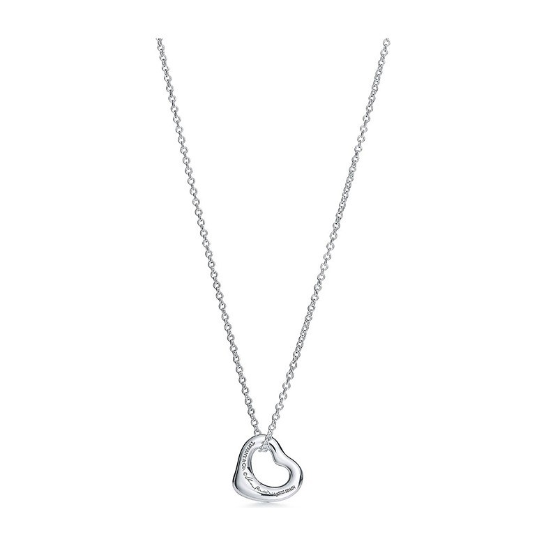 Tiffany & Co. Elsa Peretti Heart Pendant Necklace