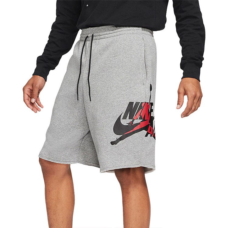 Air Jordan Jumpman Logo Knit Shorts Grey