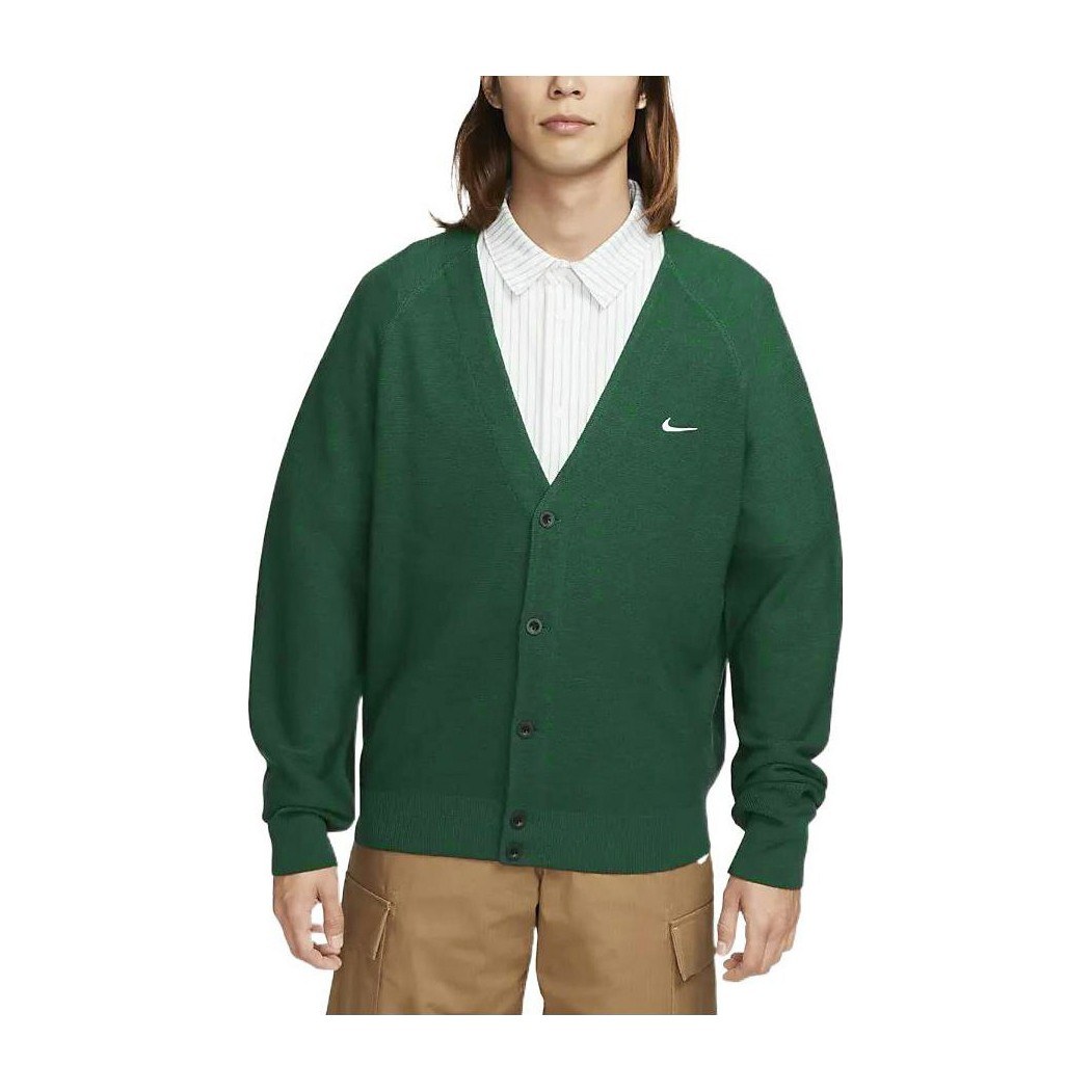 Nike V-Neck Cardigan Green