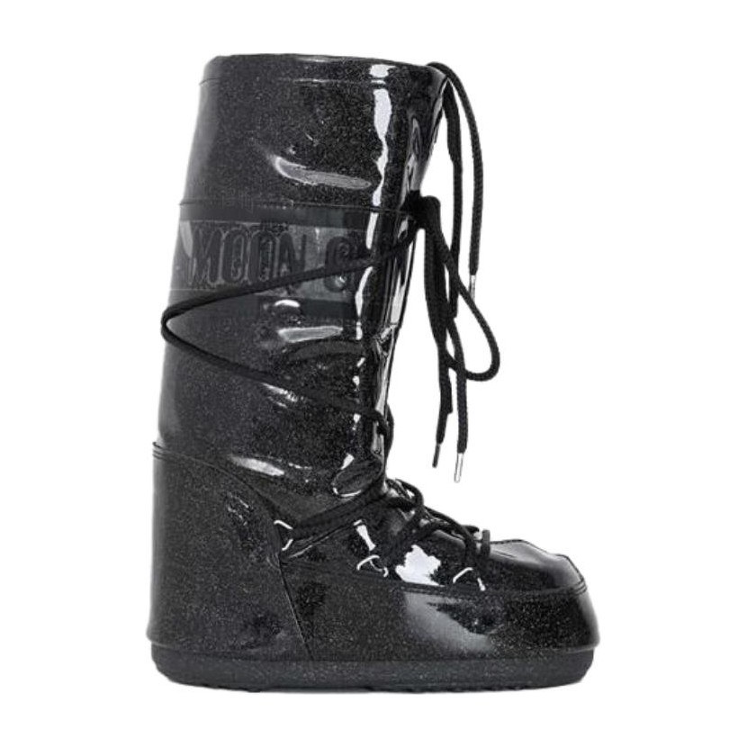 Moon Boot High Sequin Black