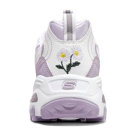 Skechers D'LITES 1.0 White Purple