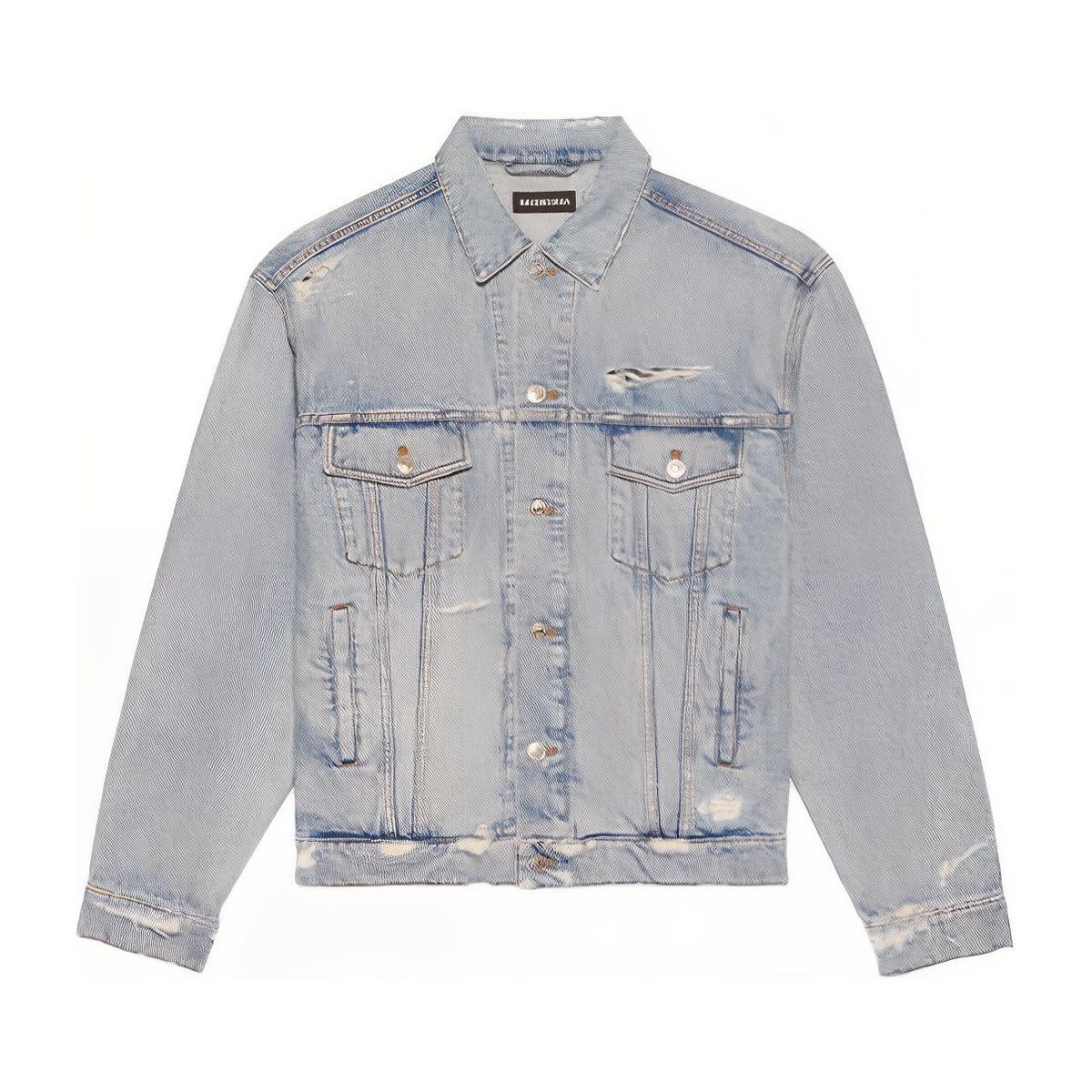 Balenciaga FW21 Barcode Denim Jacket