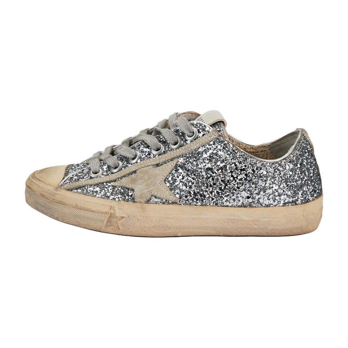 Golden Goose V-Star Silver