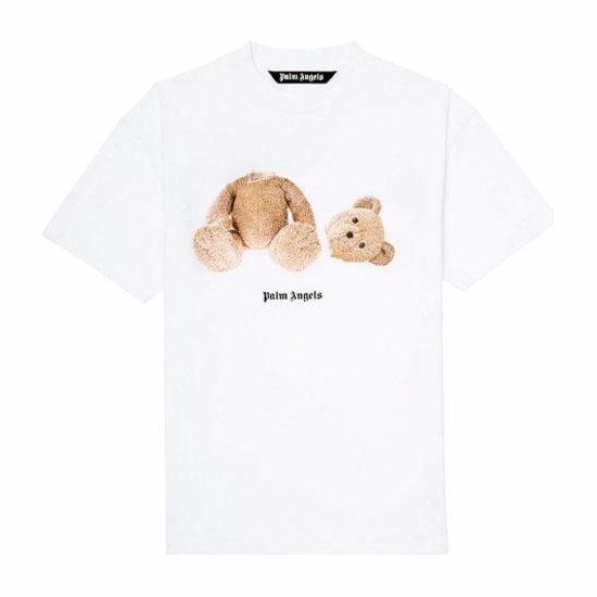 Palm Angels Decapitated Bear T-Shirt White