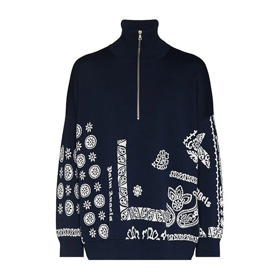 Palm Angels Cardigan Blue