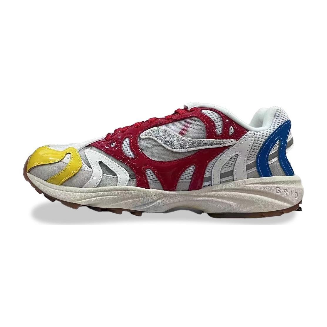 Saucony Grid Azura 2000 Red Yellow Blue
