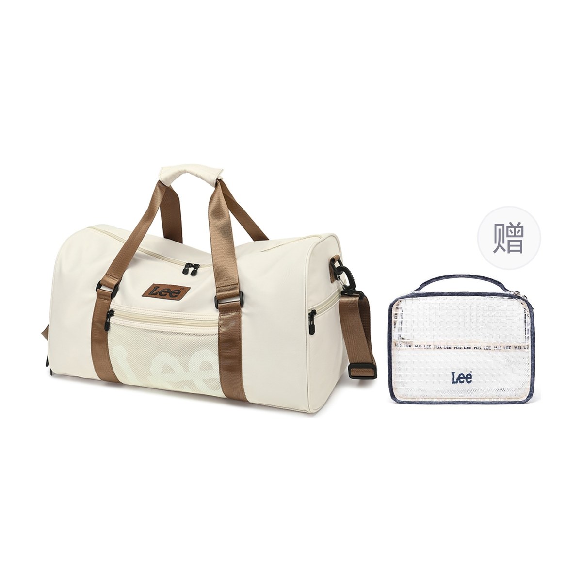 Lee Travel Gym Bag Khaki/Black