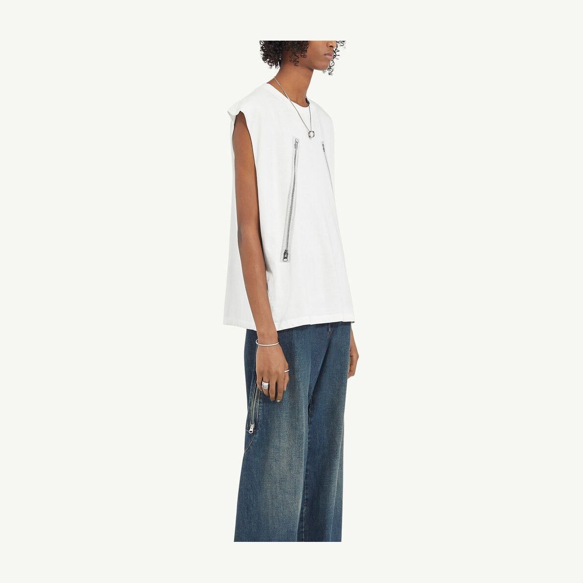 MM6 Maison Margiela Sleeveless Vest White