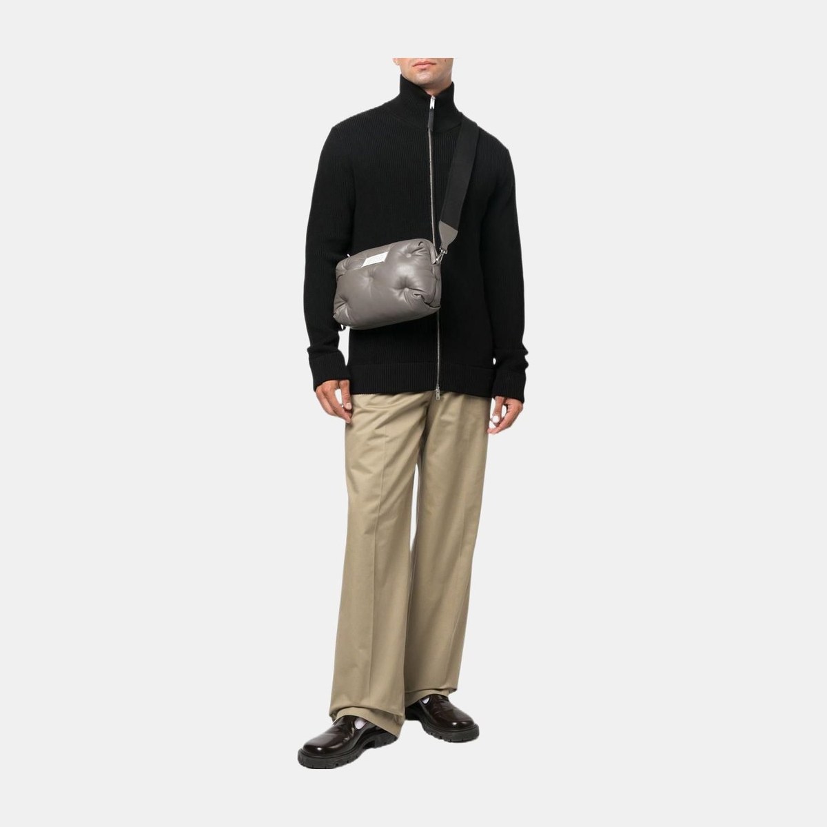 Maison Margiela Obsidian Black Cardigan