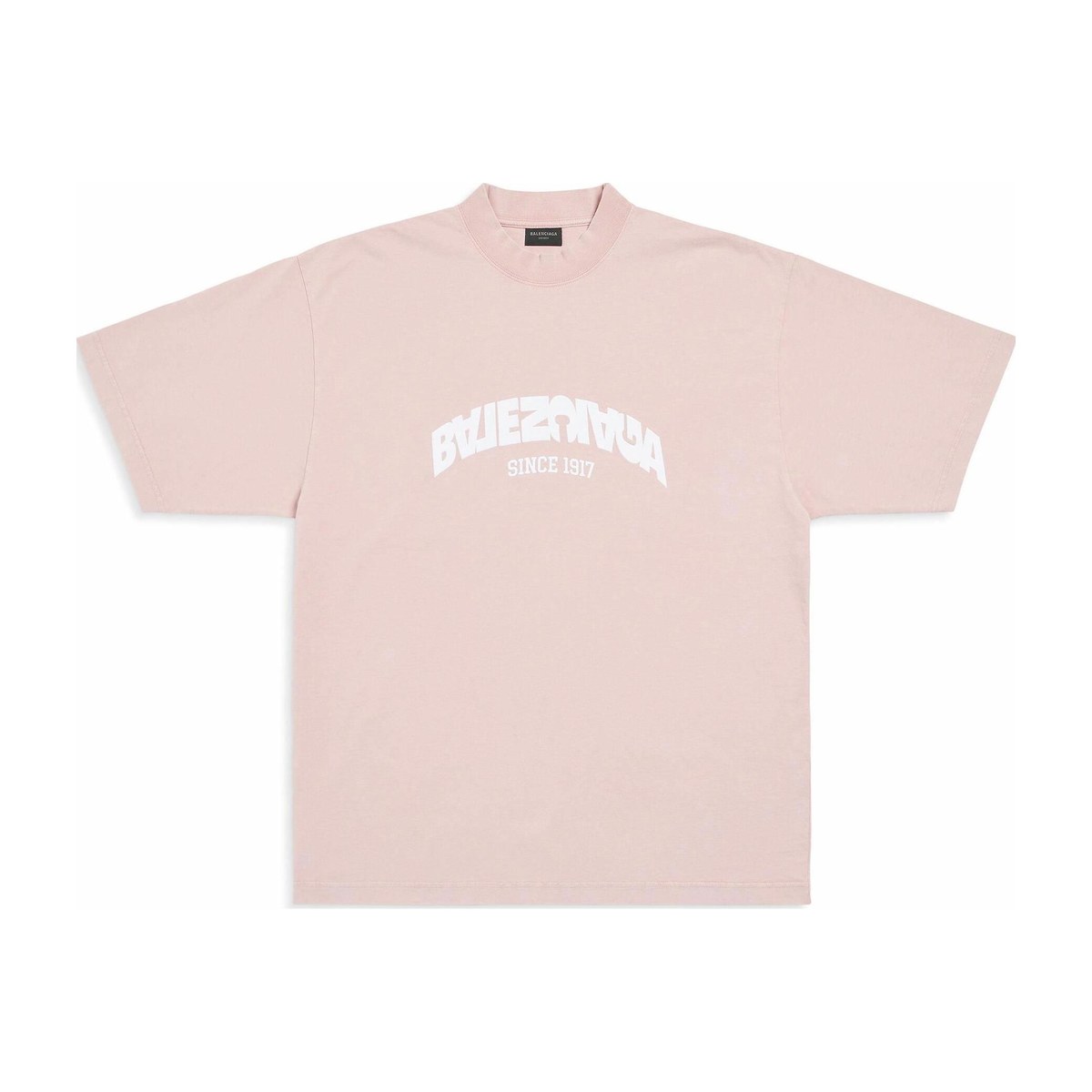 Balenciaga FW23 Logo T-Shirt Pink