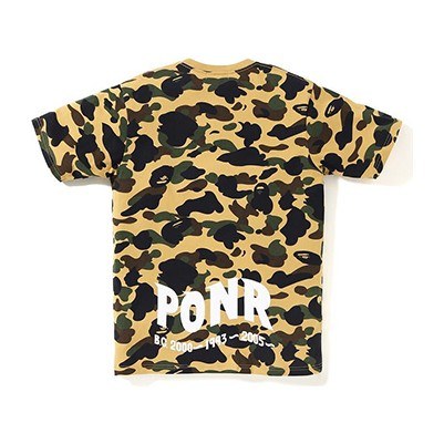 A BATHING APE Bape Camo Shark Tee