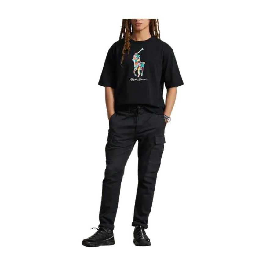 Polo Ralph Lauren Relaxed Fit Big Pony Jersey T-Shirt Black