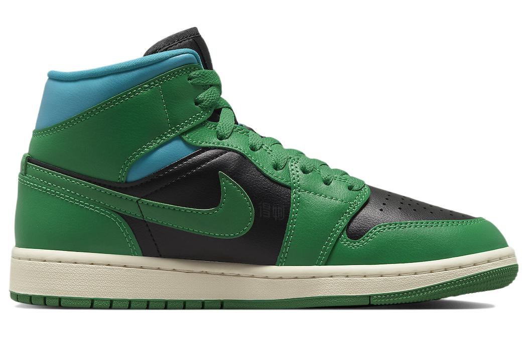 Jordan Air Jordan 1 Mid Green Black