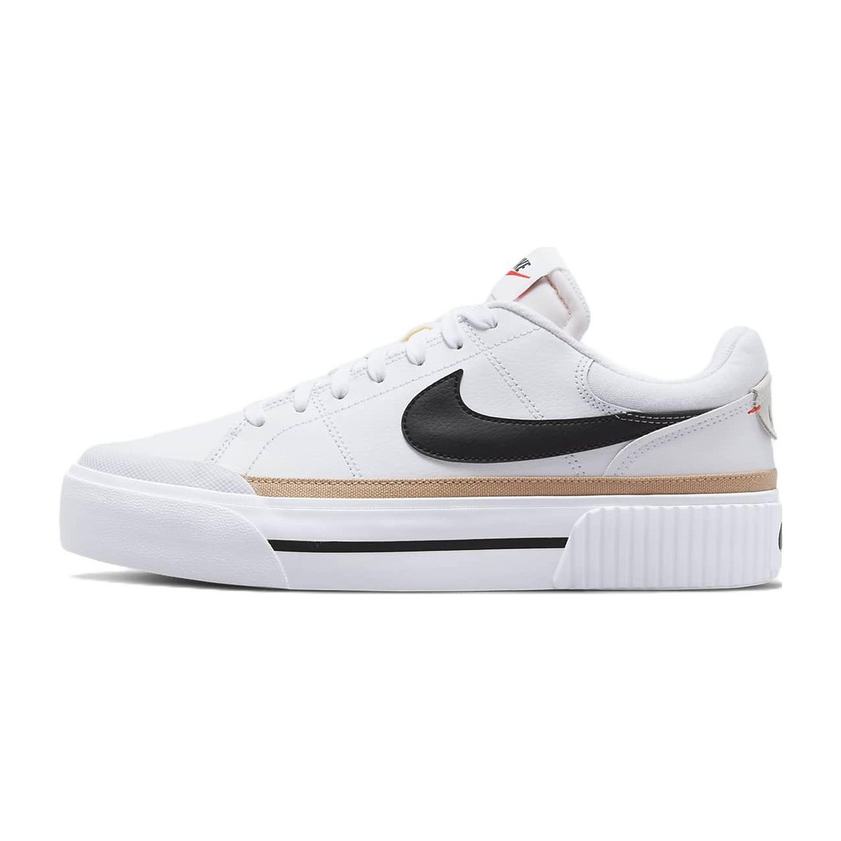 Nike Court Legacy Lift White Black Brown