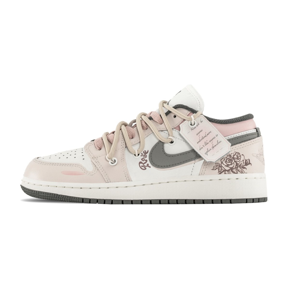 Jordan Air Jordan 1 Low GS Grey Pink