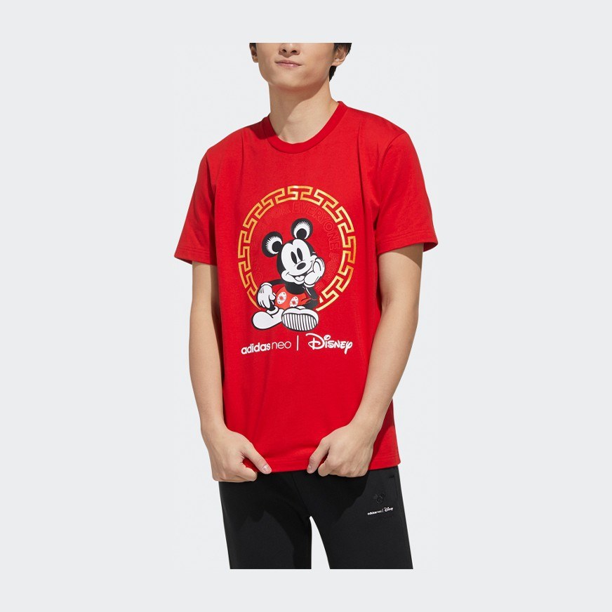 adidas Neo x Disney CNY T-Shirt Red